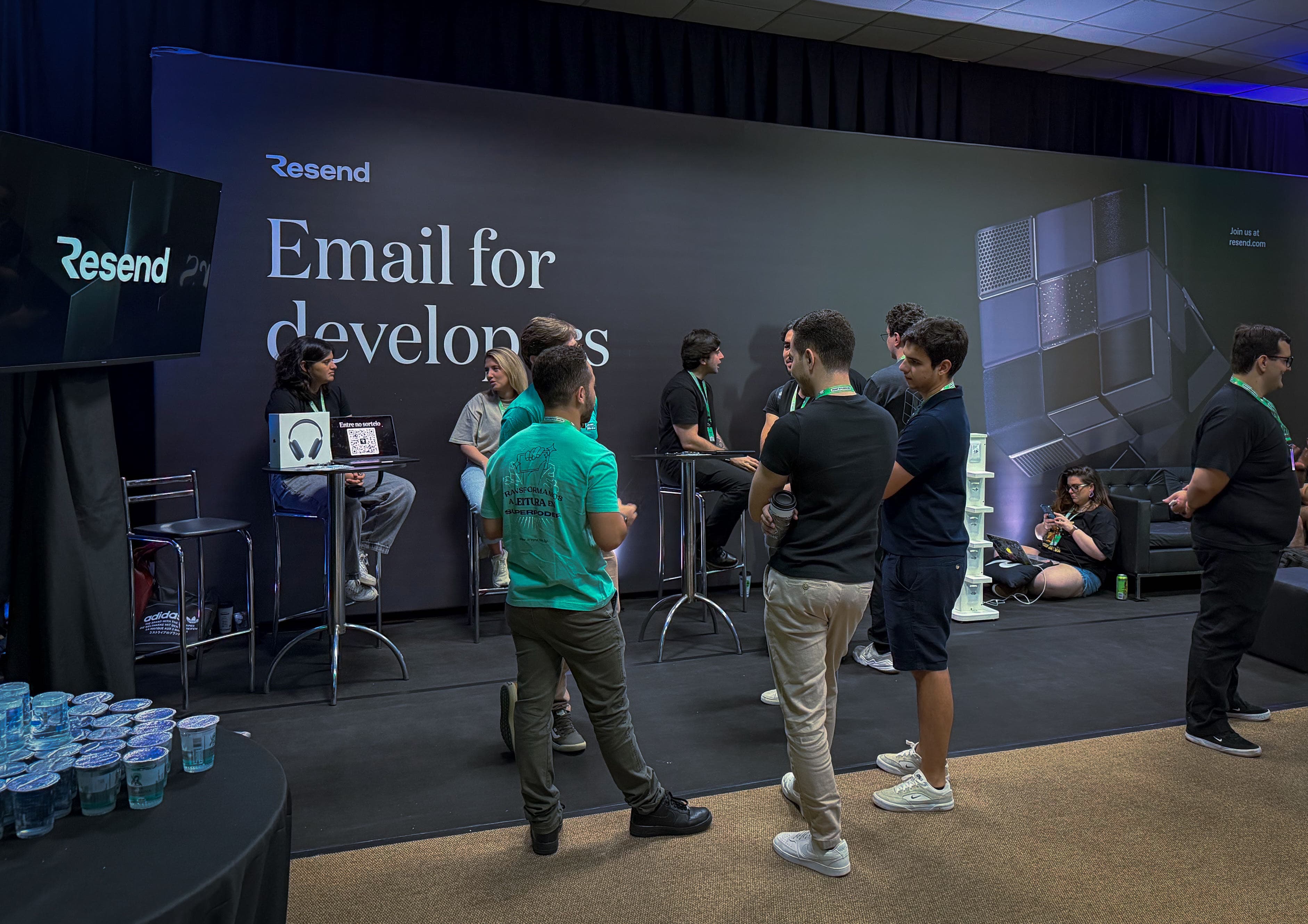 Resend team at Front in Floripa